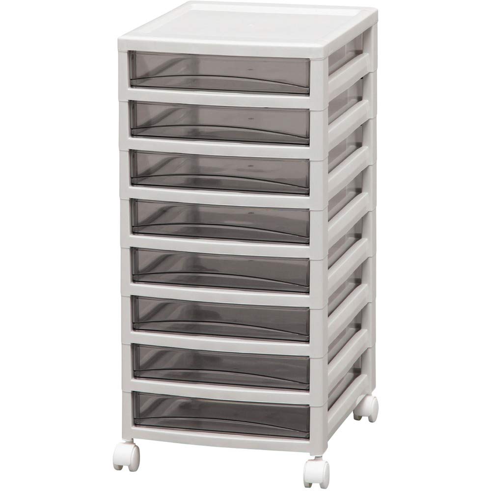 レターケース 深型 9段 キャスター付き クリアケース 書類棚 Y0520 lookit_48-pab4-2739l